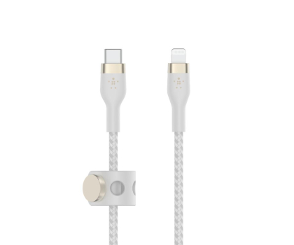 Kabel Belkin USB-C - LTG Braided Silicone 3m White